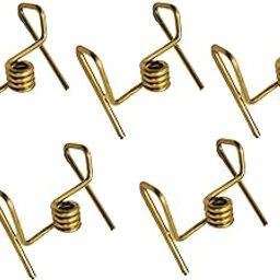 Samai Kadi Clips Pure Brass : Wick Holder for Oil Lamps Vilakku Batti Cotton Wick Holder Deepak Deepam Temple Pooja Rituals Metal Spill-Proof (Set of 5, Square)-image-69