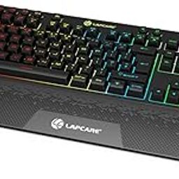 Lapcare Thunder USB Gaming Keyboard, LIGHTSYNC RGB Backlit Keys, Spill-Resistant, Anti-Ghosting, Customizable Keys, Dedicated Multi-Media Keys - Black (LGK-111)-image-40