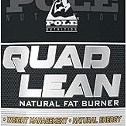 Pole Nutrition Quad Lean Natural Fat Burner for Weight Management & Energy | 120 Capsules - Premium Blend for Effective Fat Loss-image-39