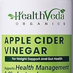 Health Veda Organics Apple Cider Vinegar 500 mg I 60 Veg Capsules I Weight Loss Management, Improves Cholesterol Levels & Supports Digestive Health I For both for Men & Women-16