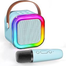 Kidology Rechargeable Mini Karaoke with Mic for Boys & Girls Age 0-3 Years, Wireless Portable Bluetooth Speaker with Microphone, LED Lights, Kids Singing Toys, Birthday, Home Party-18