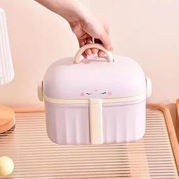 SANKIRTAN Medicine Organizer Box First Aid Health Emergency Storage Box Large Capacity Double Layer Medicine Storage Bins with Lid-image-40