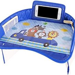HASTHIP® Kids Travel Tray for Car - Car Seat Tray for Kids Travel,Trays Roadtrip Essentials,Carseat Table Road Trip Activitie-18