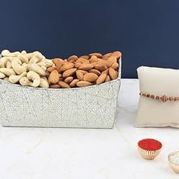 SFU E Com Dry Fruit Hamper For Rakshabandhan Gift | Dry Fruit And Rakhi For Brother | Dry Fruit Basket Hamper | 159-59