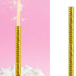 Wanna Party Long Black Sparkly Candle for Birthday Cake Candle Decoration,Cake Toppers-1 Feet Long-image-15