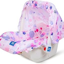Mee Mee Cozy Carry & Rocking Chair 5 in 1 Multi-Purpose Kids Rocker with Adjustable Handle| Carry Cot with 3 Point Safety Harness 0 to 1.5 Years, Capacity Upto 13 KG | (Pink)-17