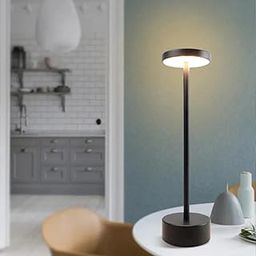 One94Store Nordic Modern Table Lamp – Rechargeable Touch Sensor with 2 Light Modes (Warm White), 2 Brightness Levels | Portable Night Light for Kids, Bedroom, Café & Home Décor-image-96