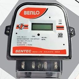 CRIC Benlo Electronic Energy Sub Meter AC Single Phase 2-Wire Static kWh (LCD Type) Display Class-1 5-30 Ampere, Small, White-picture-12
