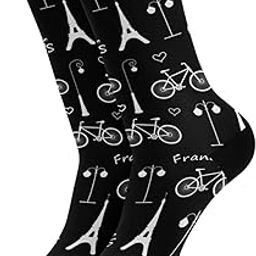 Casual Compression Crew Knee High Sock Athletic Soft Circulation Socks, Multi 4, One Size-15