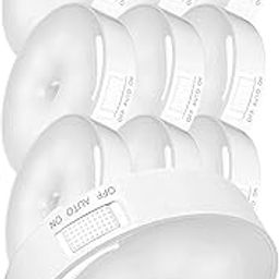 AGRAVAS Motion Sensor Night Light, USB Rechargeable, 10+ Hours Battery Life, Auto & ON Modes, 8.3cm (9 CM, 10, Count)-image-93