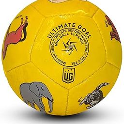UG Sports Home Play Yellow Animals Print Kids Football | Educational for Indoor and Outdoor | Attractive Graphics - Size 1-picture-19