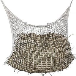 Wnvivi Hay Net Bag,PE Woven Rope Mesh Hole Bag,Horses Slow Feed Hay Bag,Horse Forage Storage Pouch,Hanging Hay Feeder for Horses(120x90cm)-image-55