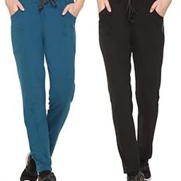 Woman Regular Fit Cotton Track Pants,Comfortable Lower,Trouser,Sports Joggers,Night n Gym Wear Lounge Pant for Ladies_Pack of 2_M to 2XL-image-25