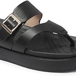 Women's Buckled Platform Comfortable Sandals-38