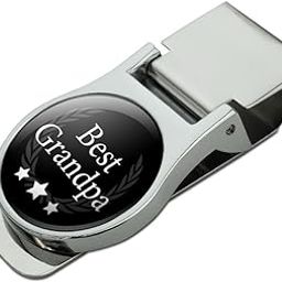 Graphics and More Best Grandpa Award Satin Chrome Plated Metal Money Clip-image-44