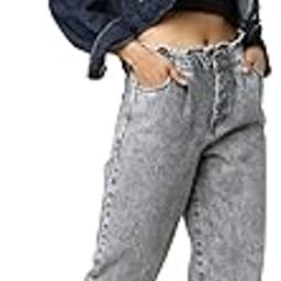 High Rise Cotton Regular Fit Womens Jeans-image-53