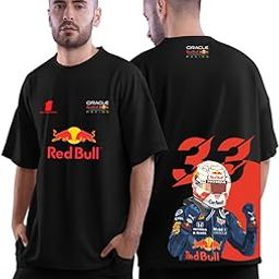 DUDEME : Max Verstappen 2021 World Champion Black Oversized T-Shirt - | MO -016 | Black | Oversized T-Shirt | M-image-23