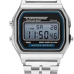 Brand Digital 4 Colours Vintage Square Dial Unisex WR70ist Watch for Men Women Pack of 1 (WR70)-9