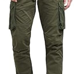 Royal Enfield Placement Camo Cargo Trousers (Size: XL)-TRS250005-DARK Olive-image-11