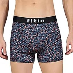 Men’s Printed Trunk Underwear | Premium Cotton Spandex | No Marks Waistband | Anti-Bacterial & Anti-Odour | Regular Fit | Stylish & Comfortable-image-86