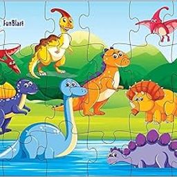 FunBlast Dinosaur Jigsaw Puzzle for Kids Jigsaw Puzzle for Kids of Age 3-5 Years – 24 Pcs (Multicolor, Size 30X22 cm)-16