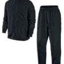 Unisex Waterproof Rain Trench Coat with Pant (Black, L-Size)-picture-36
