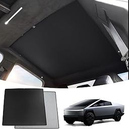 2025 Upgraded Cybertruck Roof Sunshade Heat-Insulating, UV-Protective, Nano-Reflective Interior Accessories for Tesla Cybertruck 2024-2025-image-19