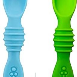 Chic Buddy Ultra Care Silicone Spoon Set - Baby Led Weaning Spoon - Spoon Set for Kids .BPA-Free Silicone Baby Spoon, Gentle on Gums, Easy-to-Hold,Ideal for Self-Feeding-11