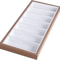 Glasses Jewelry Tray Stackable Sunglasses Organizer Storage Holder White|Sunglass For Woman With Storage Box, Trending, Stylish & Durable Sunglasses, Lightweight Large Frame for Woman Man|-picture-13