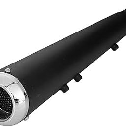 WORDZ Megaphone Glasswool Black Front Chrome Exhaust silencer for Bike Bullet Thunder Bird 350 Full Exhaust System-28