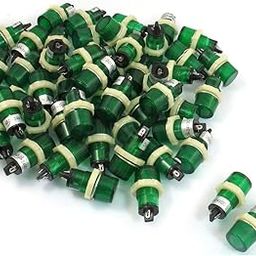 DCsuitablevoltageV Power Signal Indicator Pilot Light XD15-3 15mm 50 Pcs Green Bulb (SN: d18 408 793 72e fc6)-11