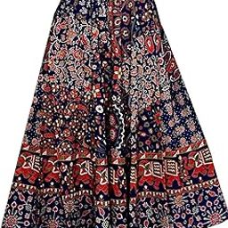 Jaipuri Print Cotton Wrapskirt-image-4