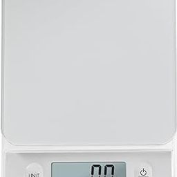 Taylor Precision Products Glass Top Food Scale with Touch Control Buttons, 11 lb Capacity, Silver-picture-15