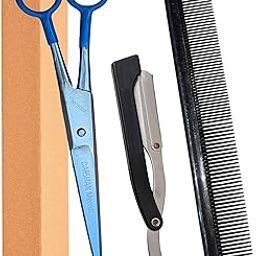 MENS BARBER HAIR CUTTING SCISSOR COMBO-image-53