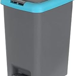 KIDINGTON 10 litres medium ABS Plastic Press-Top Step-On Push & Pedaldry wet steel hook Dustbin Two Way open as Push Open & Pedal Open Door Lid For Home, Kitchen, Office & Bathroom Garbage with Lid-image-25
