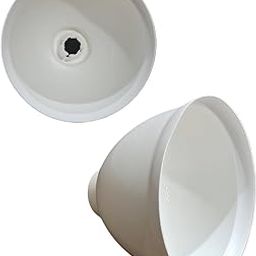 Ceiling Fan White Canopy Ceiling Fan Cups,Fan cover,Fan canopy Suitable for All Types of Fans, (Pack of 2 Pes set).-image-76