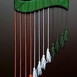 Narayan Dream Catcher | Macrame Wall 15 August Festival Special tiranga Flag Hand Made Room Decoration, Green-image-61
