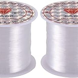2 Rolls Elastic Thread for Bracelet Making, Durable Stretch Cord for Jewelry Beading, 60 Meters Each, Flat Design Secure Bead Hold, DIY Craft Supplies for Bracelets and Anklets-image-77