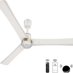 atomberg Renesa Elite Smart 1200mm 5-Star BLDC Fan, Remote Ceiling Fan for Home, Works with Alexa, High Air Delivery, Free Installation, 3-Year Warranty, Newly Launched in 2025 (Pearl White - Smart)-0