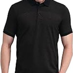 Men's Striped Regular Fit Polo Shirt (ARAITS3105_Black-image-52