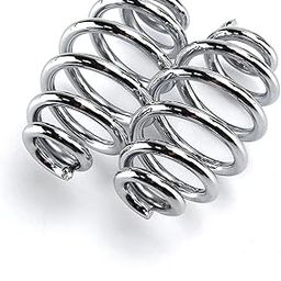 PSLER Motorcycle Coils Spiral Seat Spring Steel Solo Seat Barrel Spring Kit for Touring Softail Sportster Dyna Bobber Chopper, 2 Pieces, 3 Inches, Chrome-28