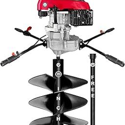 DVI 196CC Heavy Duty Earth Auger Machine with 4 Stroke Petrol Engine for Fencing, Plantation & Digging Holes | 196CC Earth Auger Can Dig Holes in Every Type of Soil (with 20" INCH BIT)-image-24