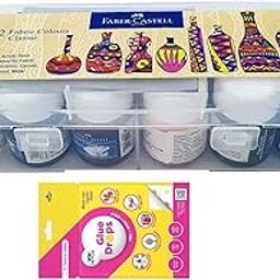 MotoArt Fabric Color Pack Of 12 With Glue Drops Free-picture-0