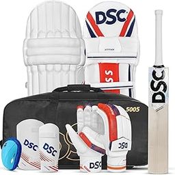 DSC Economy English Willow Cricket Kit for Mens, Size - 6 Right Hand-image-16