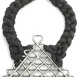 India | Saraswati Yantra Bracelet for Men with Black Thread (Big Motif) | Silver Plated Brass| Traditional Ethnic Jewelry for Men & Women |Unisex Rakhi-image-18