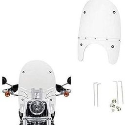 OZANGO Bike Fiber Glass Front Windshield/Wind Shield White for RE Thunderbird 350-image-11