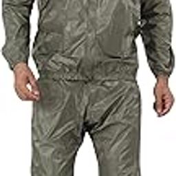 Men's Waterproof Rain Suit with Jacket and Pant With Reflective Surface, Extended Hood, Ouside and Inside Pocket | Free Size-picture-1