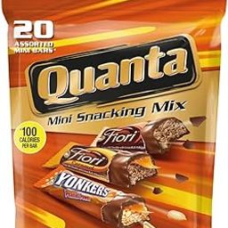 Quanta Mini Snacking Mix With 3 New Assorted Mini Chocolate Bars 21 Assorted Bars 314g (UAE)-image-85