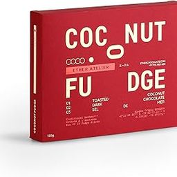 Ether Atelier Coconut Fugde 300g | Artisan Dark Chocolate Fudge | 75% Tanzanian Dark Couverture with Walnuts | Single Origin | Gourmet Gifting-image-94