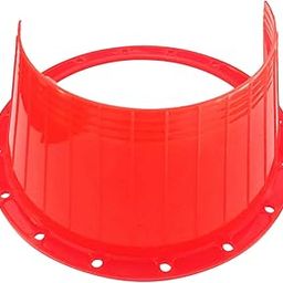 1 Pair 6.5 Inch Speaker Rings Car Boat Audio Mounting Spacers Forms Red-19